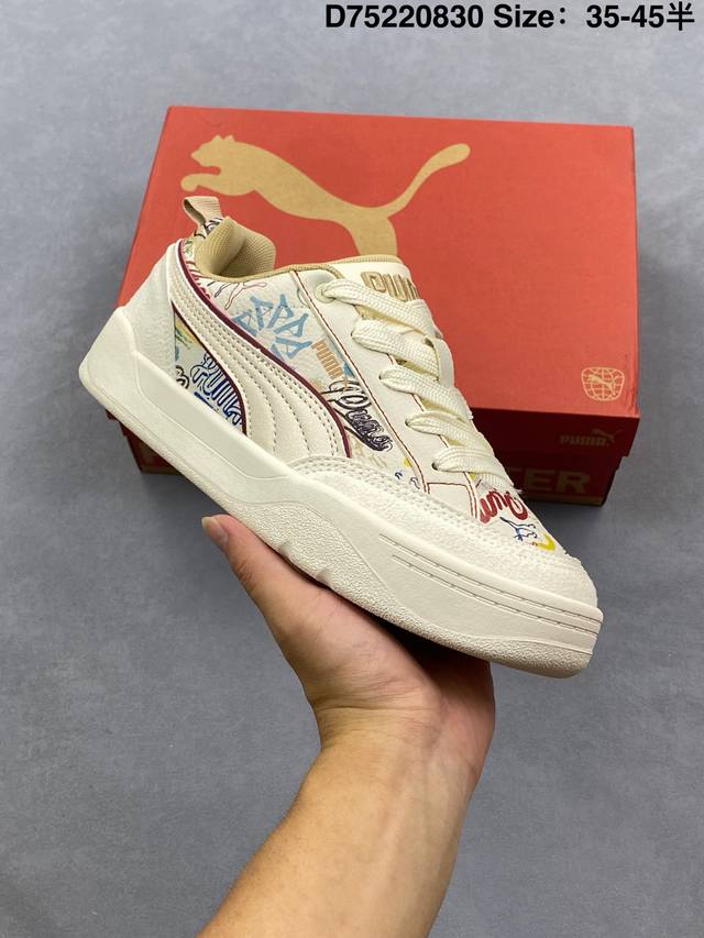 彪马 Puma 彪马跑步鞋 历久弥新的复古感，Puma Slipstream Laces 低帮耐磨新款 厚底增高皮面运动休闲鞋。全新款 Slipstream L