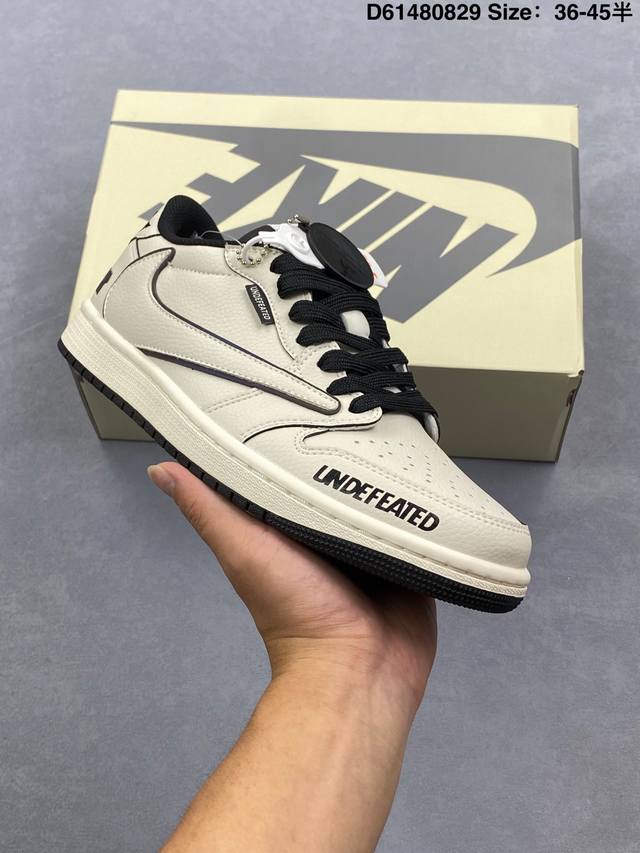 Travis Scott X Fragment Design X Air Jordan 1 Low Og Sp Aj1 乔1 联名款 低帮文化休闲板鞋 Df18