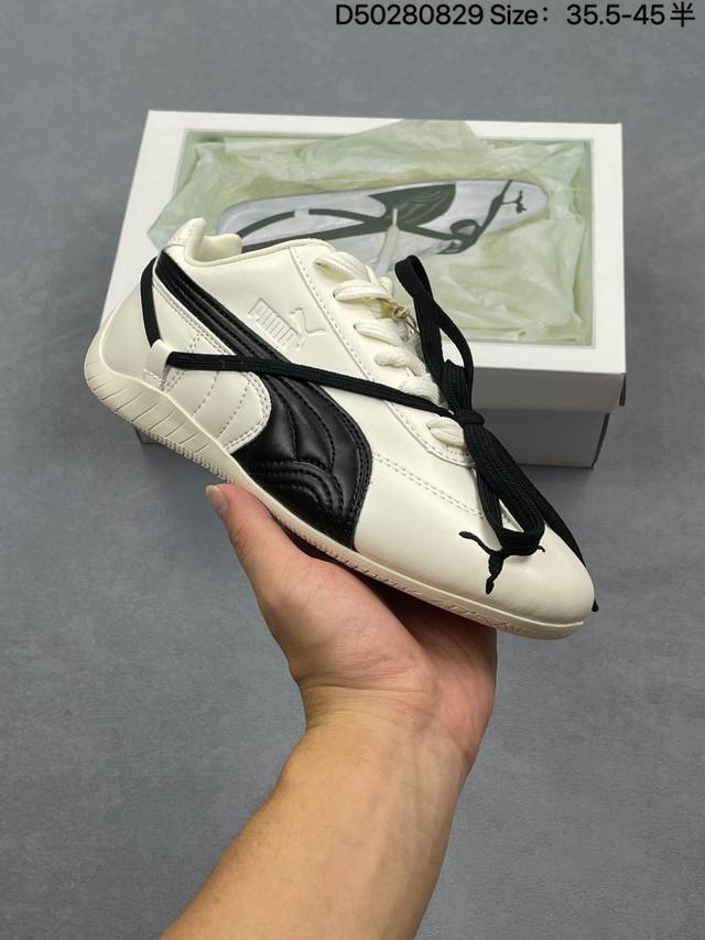 Rose X Puma 彪马 Speedcat 联名款低帮休闲鞋 404391-01 尺码：35.5 36 37 37.5 38 38.5 39 40 40.5