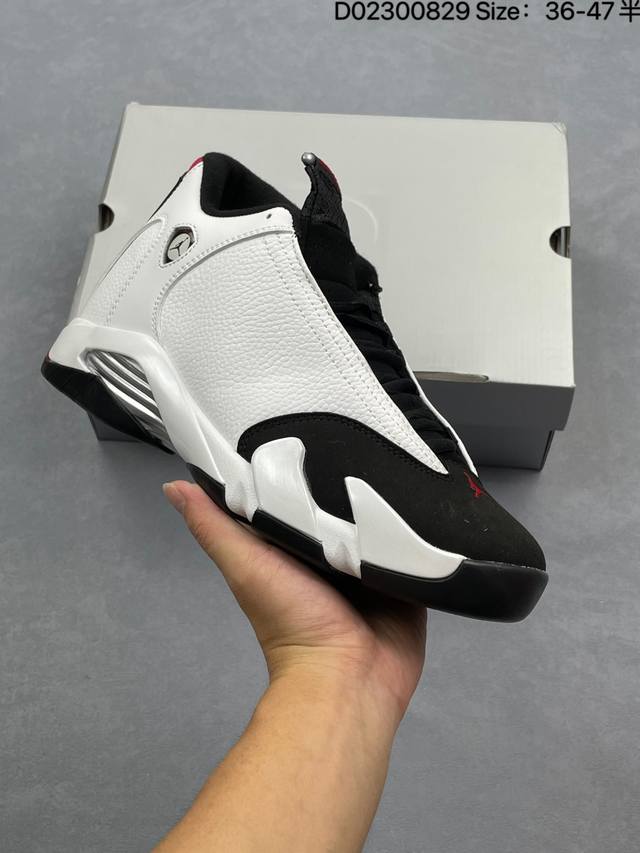 Nike 耐克正品Air Jordan 14 Retro 乔丹14代 Aj14法拉利回归！舒适耐用 减震防滑耐磨 中帮 复古篮球鞋 男女同款 红色，潮流运动鞋4