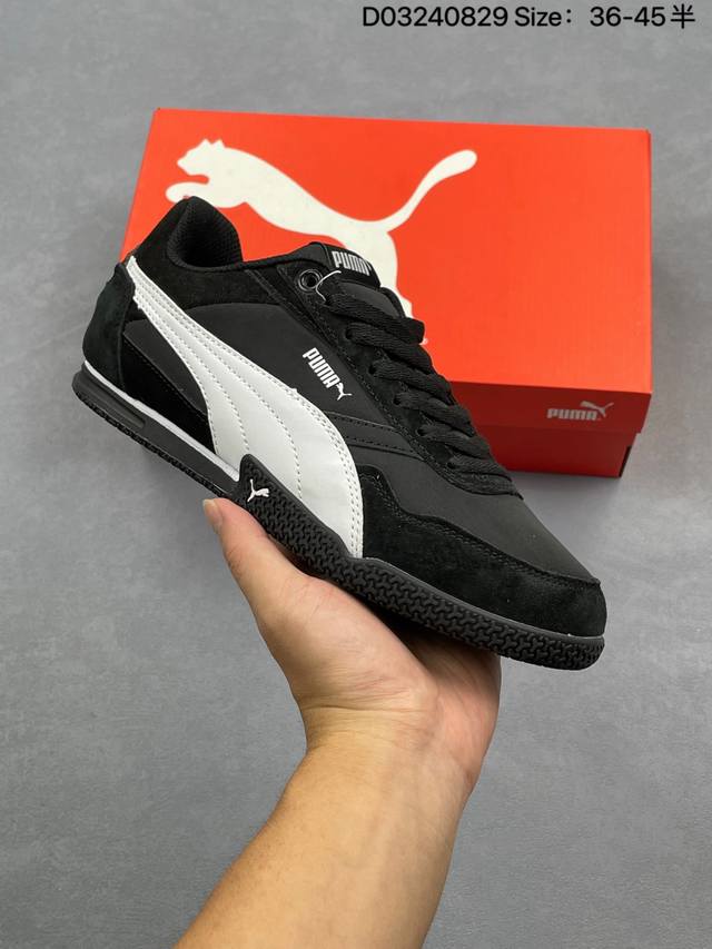 公司级Puma Bella Donna Nylon 透气布面 彪马薄底系列 复古运动休闲跑鞋 鞋面设计轻量透气 提供了舒适性和穿着感受 柔软内里材质 穿着更加舒