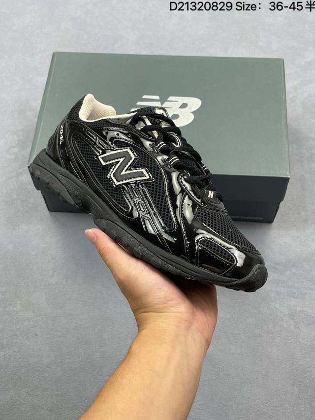 New Balance 新百伦204 系列 复古休闲运动百搭老爹跑步鞋 #采用猪巴革组合网织鞋面材质 #3层组合底模精密开发 #中底嵌入碳板缓震及后跟嵌入Tpu
