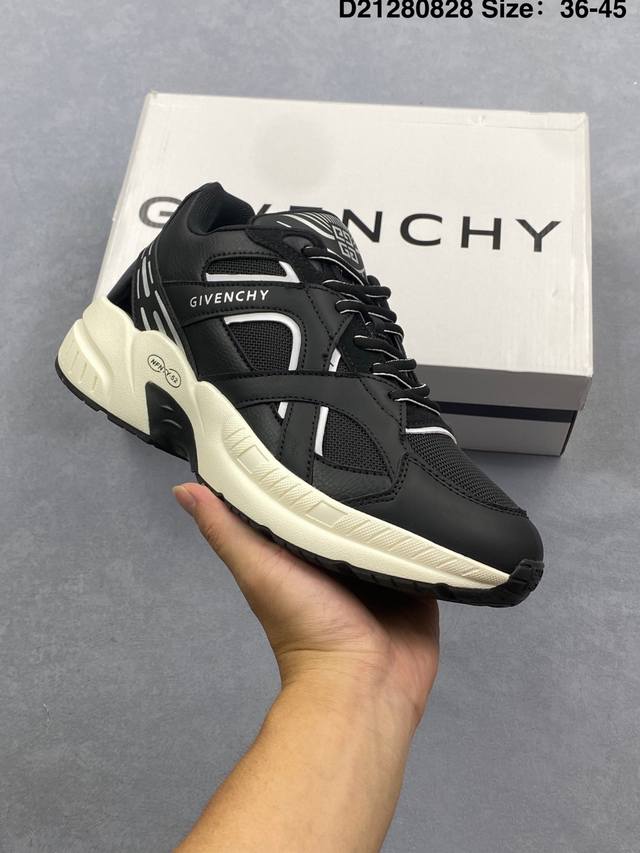 公司级Givenchy纪梵希 Nfnty-52 圆头系带 低帮生活休闲鞋 设计灵感源于经典网球鞋 鞋面采用皮革打造 质感极为出众 后领口以及内衬均采用皮革材质