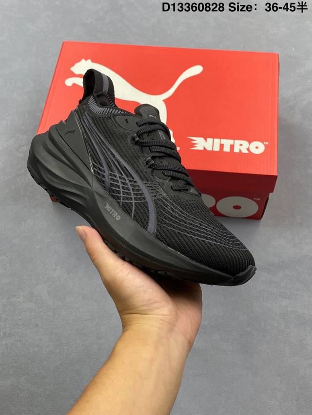公司级Puma Foreverrun Nitro 彪马 缓震训练跑鞋透气 舒适防滑耐磨 低帮 休闲跑步鞋 货号:310088-04 尺码:36 37 37.5