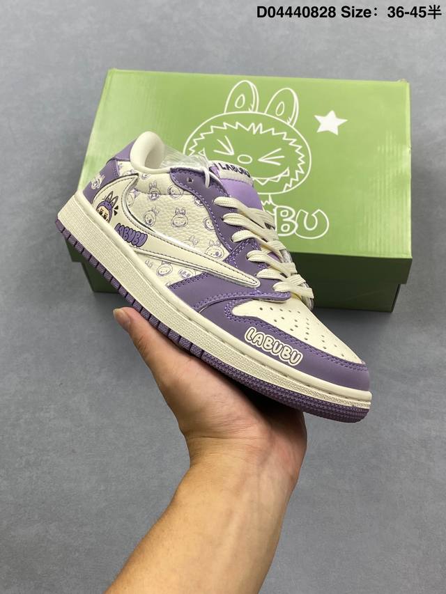 公司级Aj1倒勾Travis Scott X Air Jordan 1 ” Reverse Mocha “ Aj1乔1 Ts 闪电 联名倒钩 低帮文化篮球鞋 完