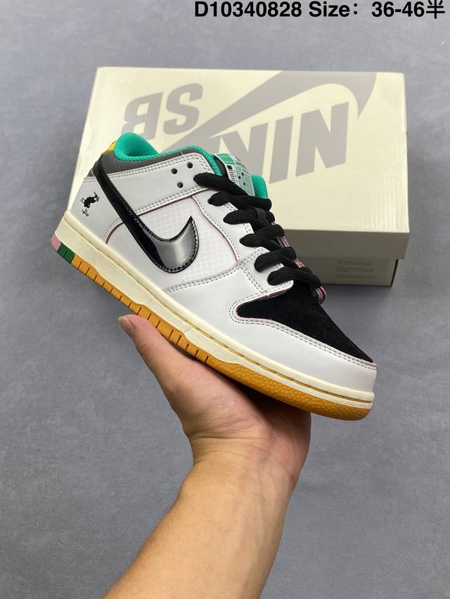 耐克Nike Dunk Low 板鞋 Sb系列经典百搭休闲运动板鞋加厚鞋舌的填充，使舒适性大大提升，同时也更方便穿脱中底部分则加入了脚感柔软舒适Zoomair气