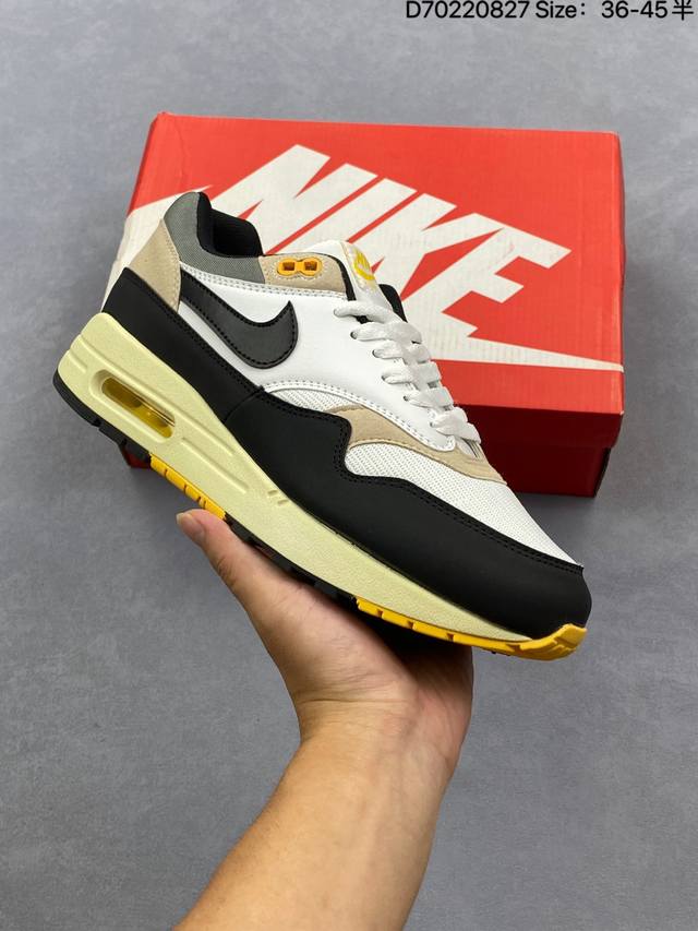 耐克 Nike Air Max 1 复古休闲跑步鞋 官方同步上架 真标原盒 原底原面 正确版型 原版开发 精准细节 市面最高版本 官方货号：Fq8048 133
