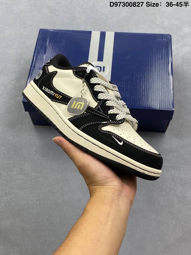Aj1倒勾Travis Scott X Air Jordan 1 ” Reverse Mocha “ Aj1乔1 Ts 闪电 联名倒钩 低帮文化篮球鞋 货号:X