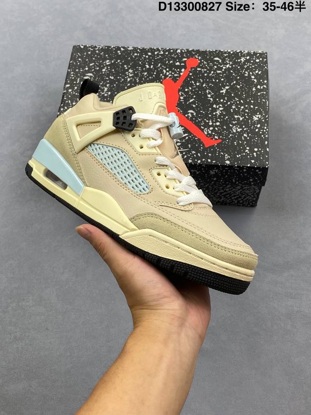 真标带半码 Air Jordan 3.5 Spizike Low Arctic Orange 低帮 米蓝色 Aj3.5 乔丹3.5代 Aj3.5 乔3.5 低邦