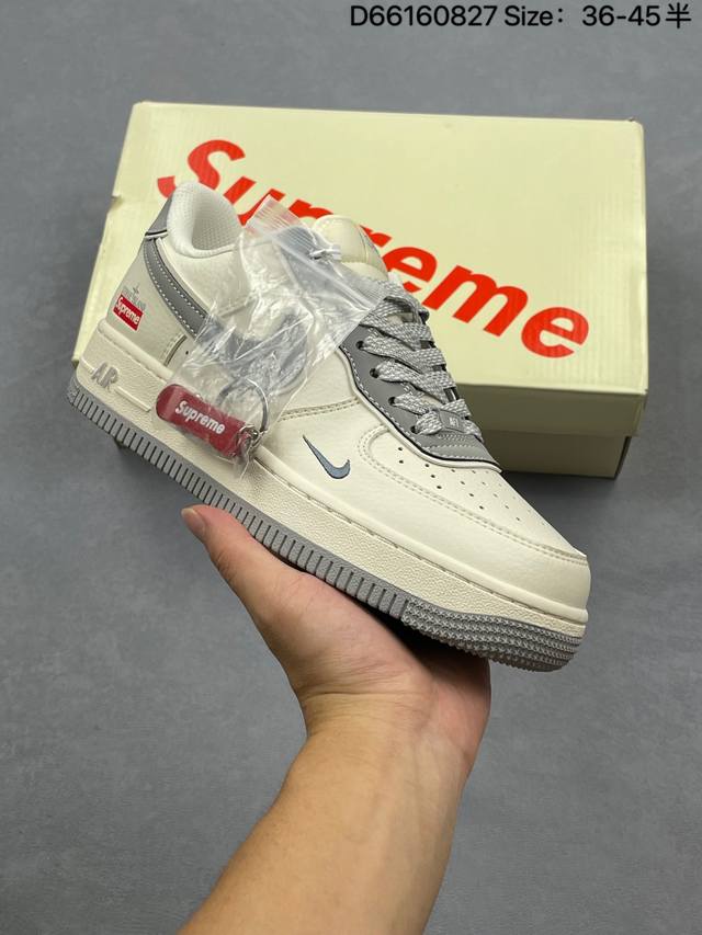 特价 耐克 Nk Air Force 1 ‘07 Low 李维斯联名-空军一号低帮休闲板鞋 货号：Sj6698-004 原楦头原纸板 原装鞋盒 定制五金配件 内