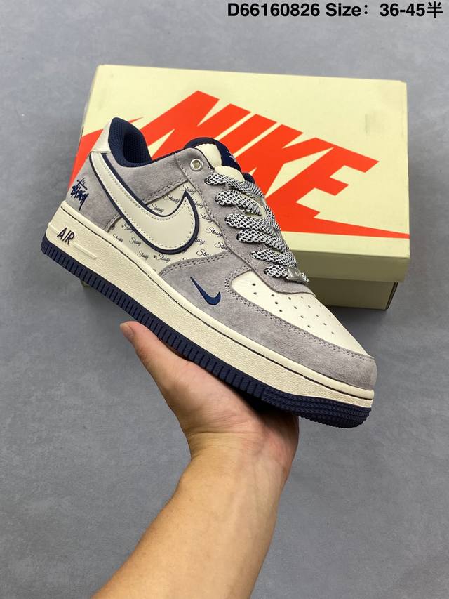 特价 耐克 Nk Air Force 1 ‘07 Low 李维斯联名-空军一号低帮休闲板鞋 货号：Sj6698-004 原楦头原纸板 原装鞋盒 定制五金配件 内