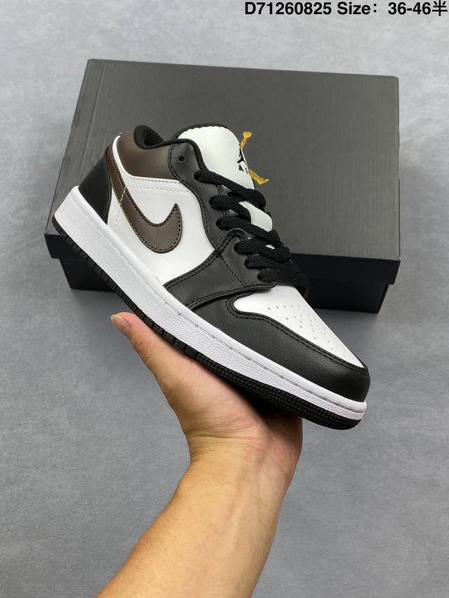耐克 乔丹Air Jordan 1 Low Aj1 乔1 乔丹1代Aj1 低帮复古文化休闲运动篮球鞋。该鞋款从 1985 年元年款汲取设计灵感，焕新演绎简约经典