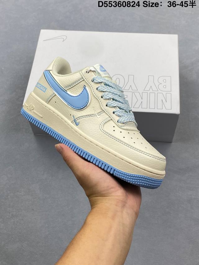 Nike Air Force 1 Low’07 空军一号低帮休闲板鞋 定制皮料 原楦原纸板 纯正空军版型 内置全掌气垫 货号：男 Cw2288-114 女 Dd