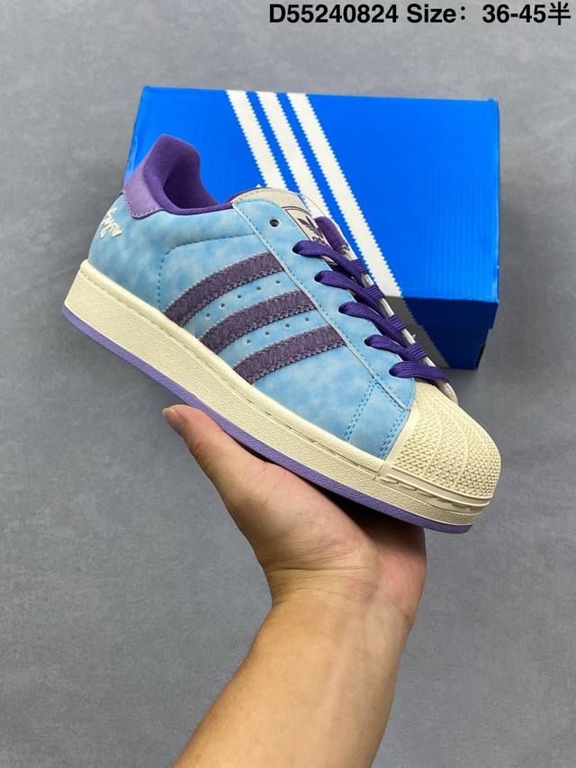 公司级Adidas Originals Superstar贝壳头系列 阿迪达斯 低帮经典百搭休闲运动板鞋 货号:Jq3914 尺码:36 36.5 37 38