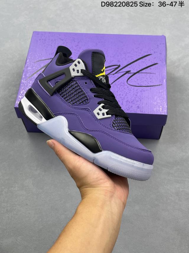 真标耐克Nike Air Jordan 4 Retro 迈克尔 乔丹Aj4代中帮复古休闲运动文化篮球鞋 货号:Fv5029-500 尺码:36 36.5 37.