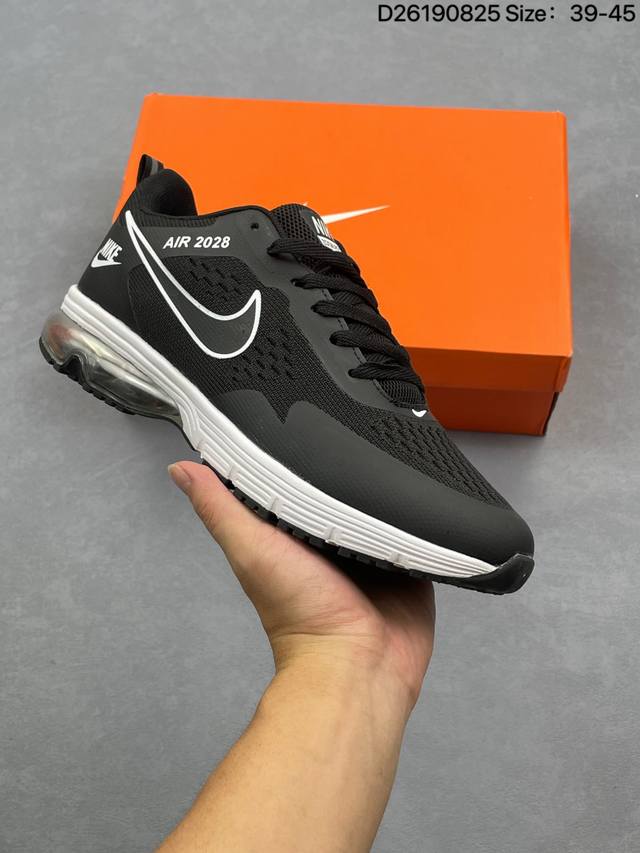 真标Nike Air Max 2028 系带 织物合成革减震防滑耐磨透气轻便 低帮跑步鞋 货号:Cj1677-001 Id:D26 825 Size:39～45
