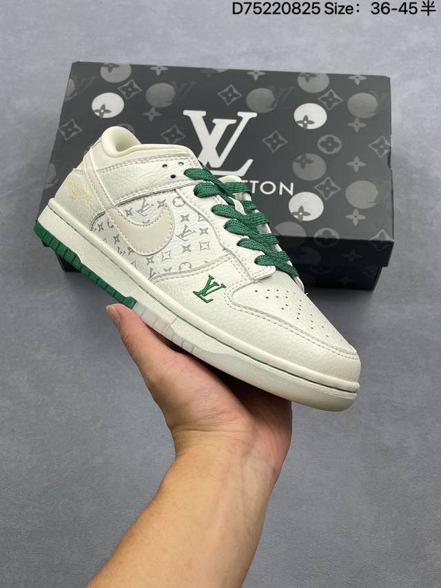特价！Nike Sb Dunk Low X Louis Vuitton Lv联名- 深蓝牛仔布 性价比天花板 原装头层材料 独家版型蒸餾加工帶來的是更好的视觉和