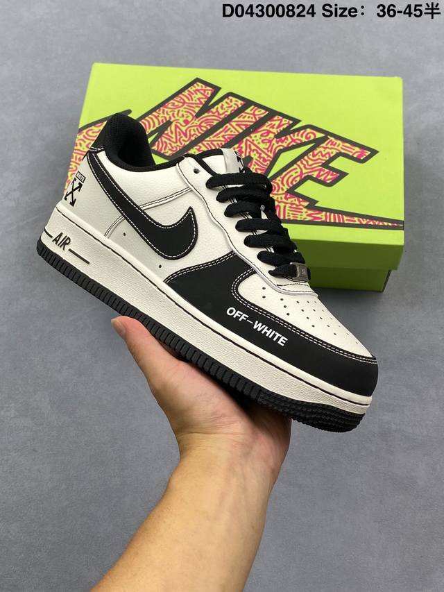 Nike Air Force 1‘07 原楦头原纸板 打造纯正低帮空军版型 专注外贸渠道 全掌内置蜂窝气垫 原盒配件 原厂中底钢印、拉帮完美 货号:Ky8899