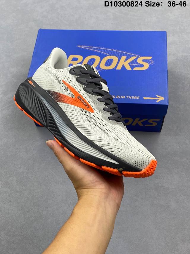 Brooks布鲁克斯 Cascadia 17 舒适百搭耐磨轻便 低帮跑步鞋 货号:110442 1D 048 尺码:36～46 编码：D10300824