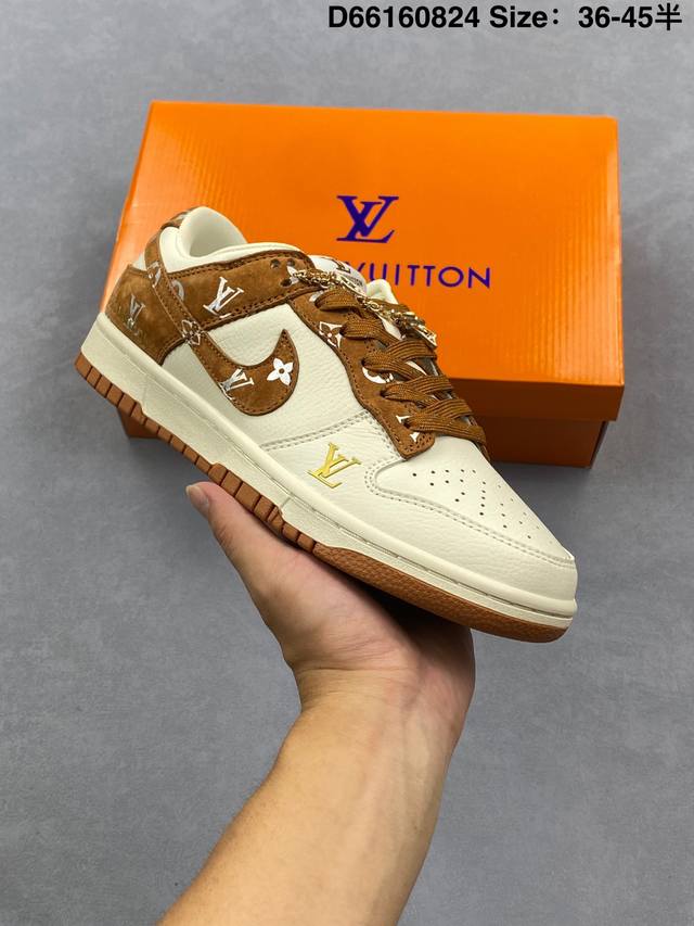 耐克Nk Dunk Low Retro ”Diy低帮休闲运动板鞋 原装头层材料 用料绝不含糊 独家版型蒸餾加工帶來的是更好的视觉和脚感体验 清洁度 电绣工艺 皮