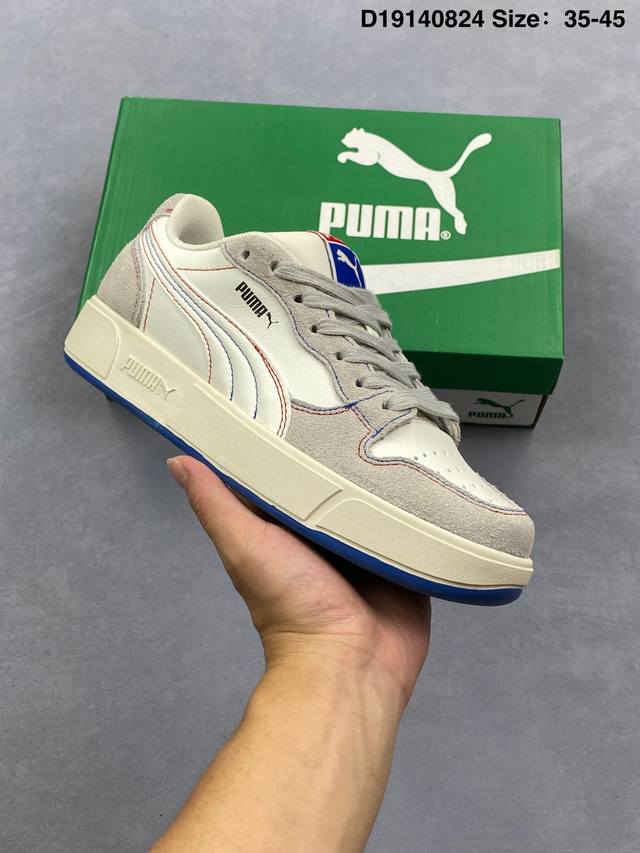 特价 公司级Puma Lx Court Low Denim防滑耐磨 彪马低帮经典百搭休闲运动板鞋 货号:394210 01 尺码:36 37 37.5 38 3