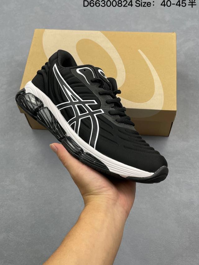 公司级Asics Gel-Quantum 360 Viii 亚瑟士运动休闲透气专业跑鞋 轻量舒适透气材质 全滴塑鞋面中底3D可视Gel缓震胶效果 升级Flyte
