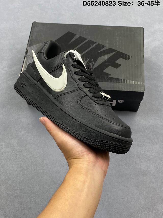 Ambush X耐克Nikeair Force 7 Low ”Phantom“ 联名款大勾 空军一号低帮休闲板鞋 货号：Dv3464 200 码数：36 36.
