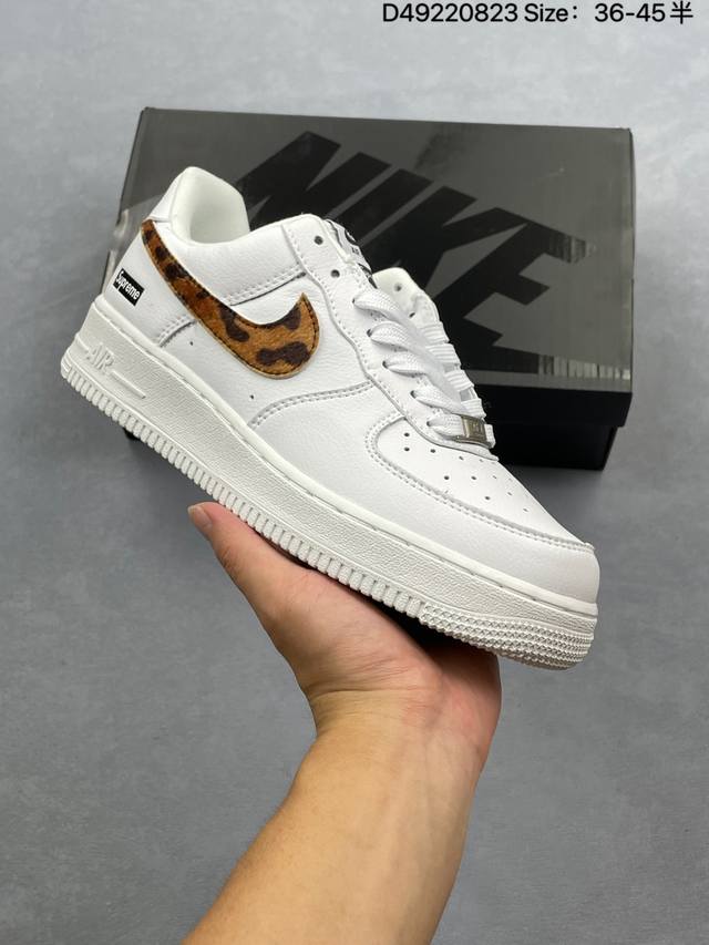 耐克 Nike Air Force 1 '07 Low 空军一号含气垫 小白鞋 2025年新款 低帮百搭厚底增高休闲运动板鞋。柔软、弹性十足的缓震性能和出色的中