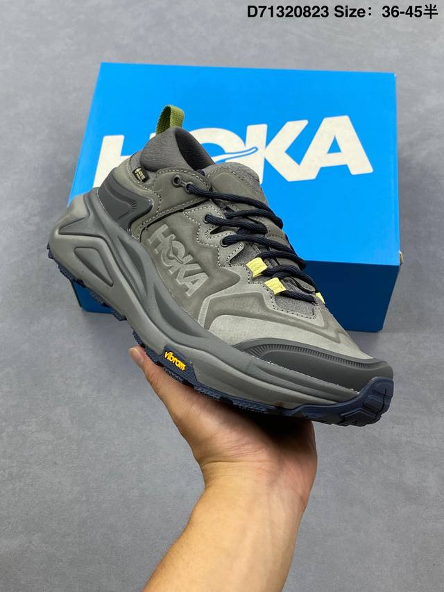 公司级Hoka One One Kaha 3 Low Gtx 低帮专业越野跑步鞋 实拍首发 更全面的性能再度进化 更舒适 更强保护 采用Vibram Megag