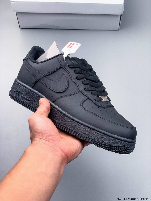 二层真标！耐克Nike Air Force 1 Low 空军一号低帮经典百搭休闲板鞋 0815313H13
