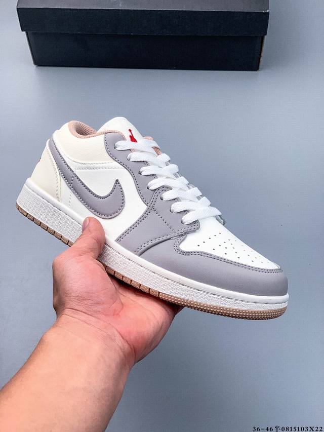 二层真标！耐克Nike Air Jordan Low 1 乔1低帮经典休闲鞋 0815103X22