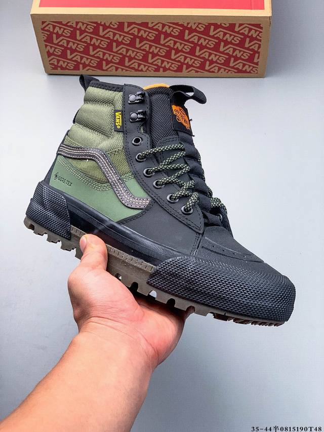 公司级 范斯 Vans Sk8-Hi Gore-Tex Mte-3 日常百搭减震舒适休闲鞋！防水透气的Gore-Tex膜。带衬垫的踝领提高舒适度。特色皮革Van