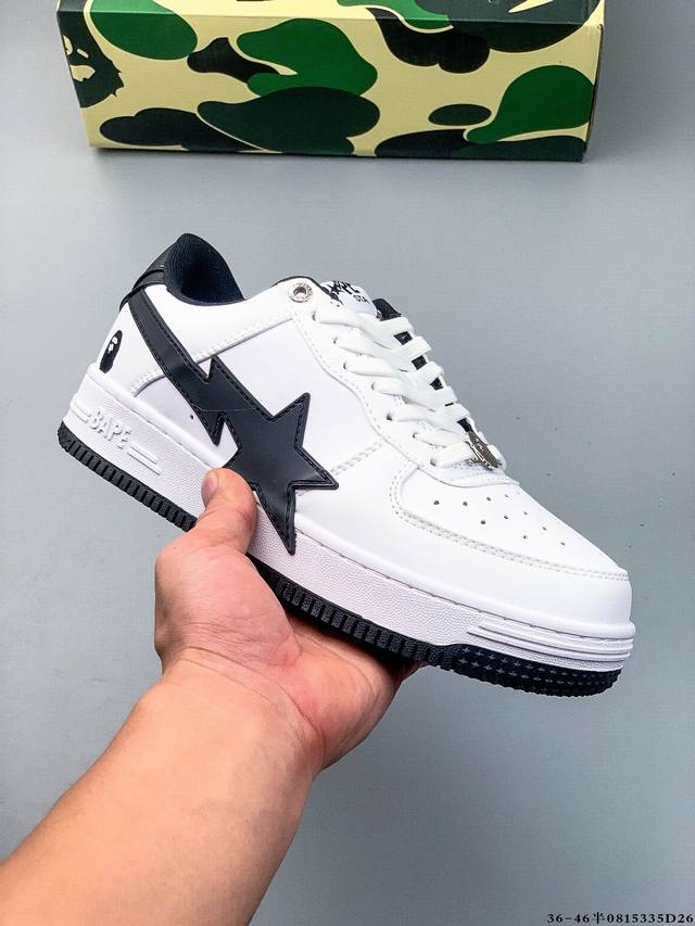 空军 Bape 潮流教父Nigo品牌 王源同款 Bape Sta “Tokyo”经典百搭休闲运动板鞋 经典猿人头设计 纯正版型 海玻璃鞋垫 内置全掌气垫 全套顶