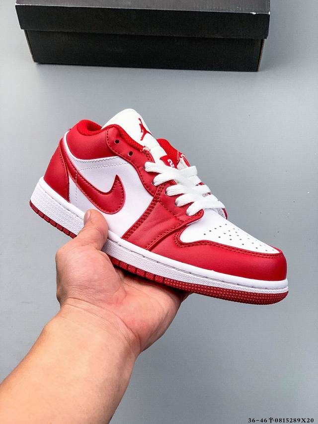 二层真标！耐克Nike Air Jordan Low 1 乔1低帮经典休闲鞋 0815289X20