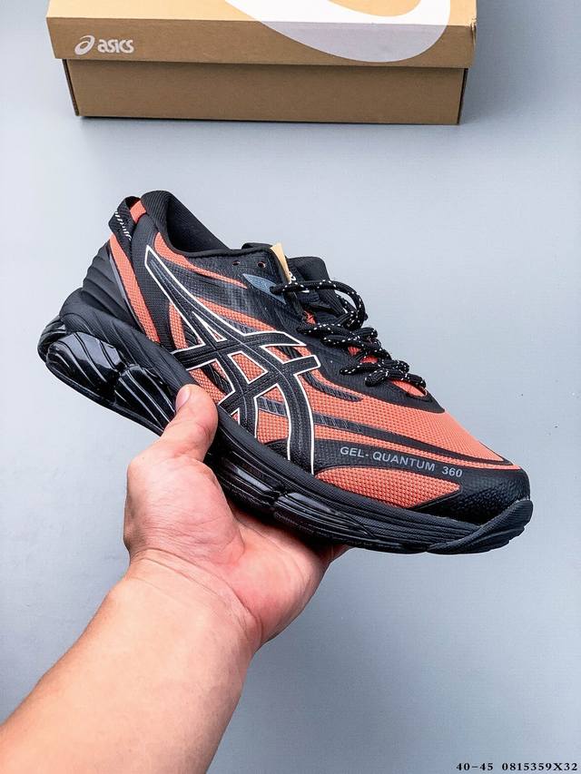 Asics亚瑟士Gel-Quantum 360 Viii男女缓震休闲运动跑鞋 Gel-Quantum 36O Vii鞋面采用细密网眼,提供良好的透气性和支撑性。