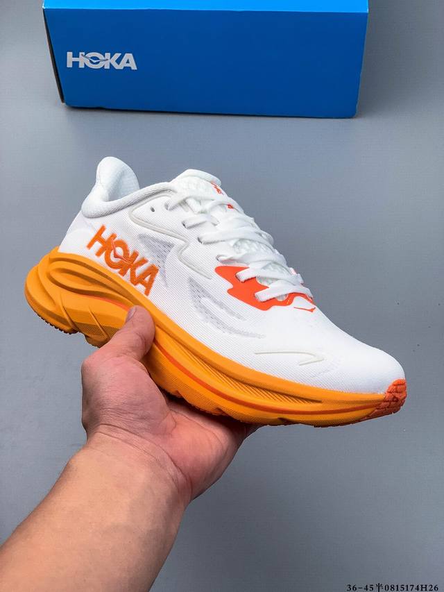 公司级！新款 Hoka One One Clifton 10 克利夫顿10代 休闲跑步鞋轻量缓震运动鞋 0815174H26