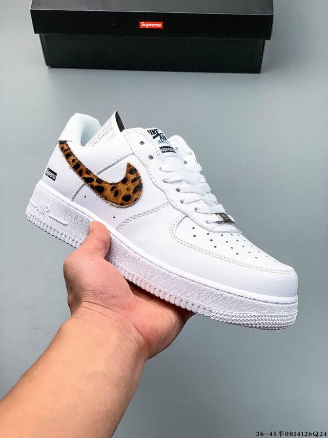 二层真标！耐克Nike Air Force 1 Low 空军一号低帮经典百搭休闲板鞋 0814126Q24