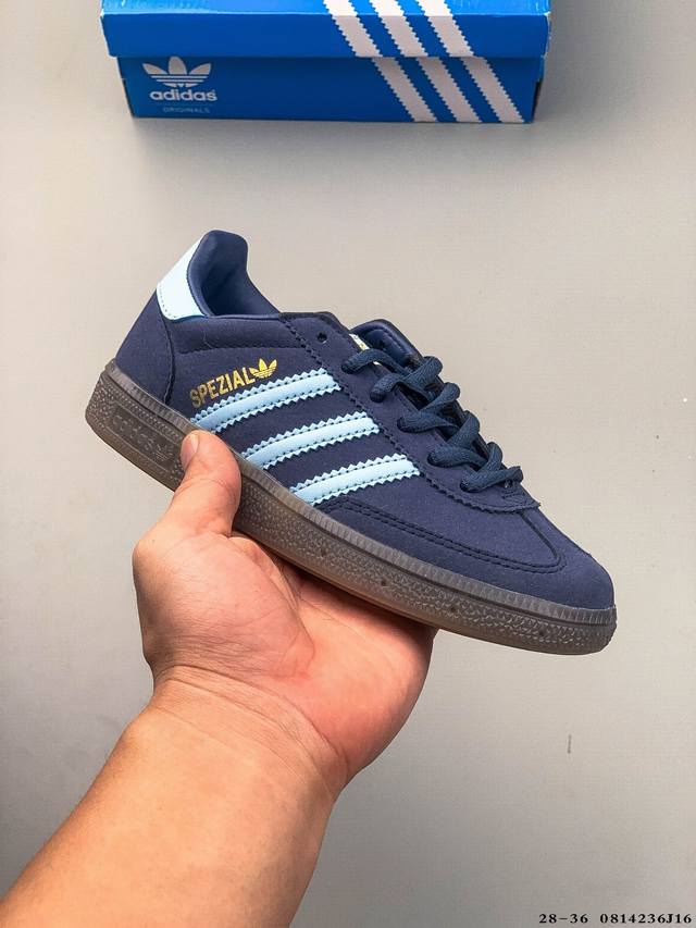 阿迪达斯 Adidas Handball Spezial时尚休闲板鞋小童鞋 0814236J16