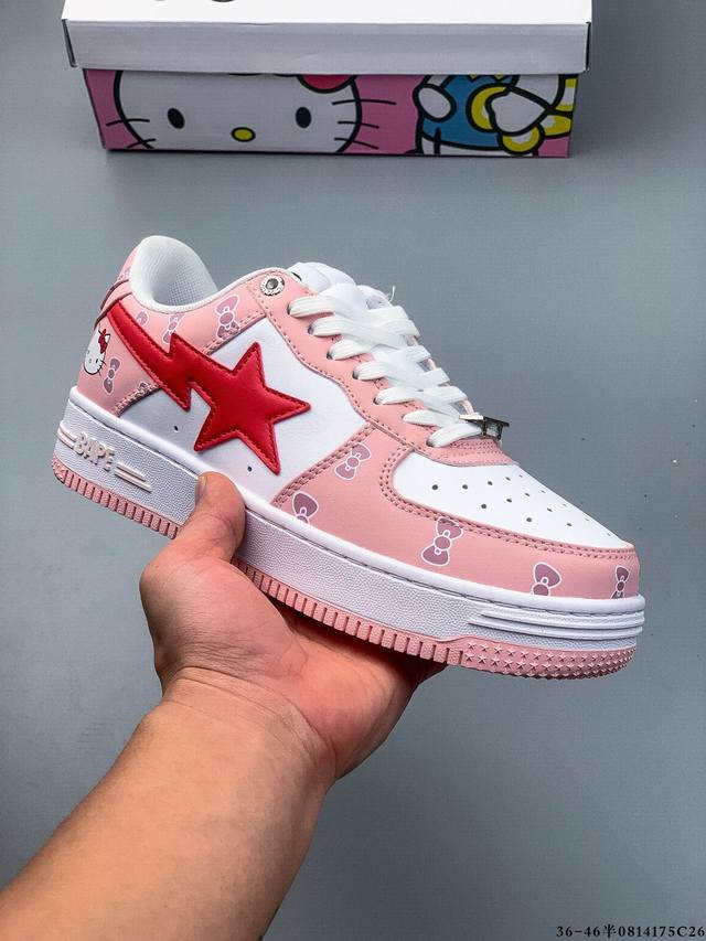 空军 Bape 潮流教父Nigo品牌 王源同款 Bape Sta “Tokyo”经典百搭休闲运动板鞋 经典猿人头设计 纯正版型 海玻璃鞋垫 内置全掌气垫 全套顶