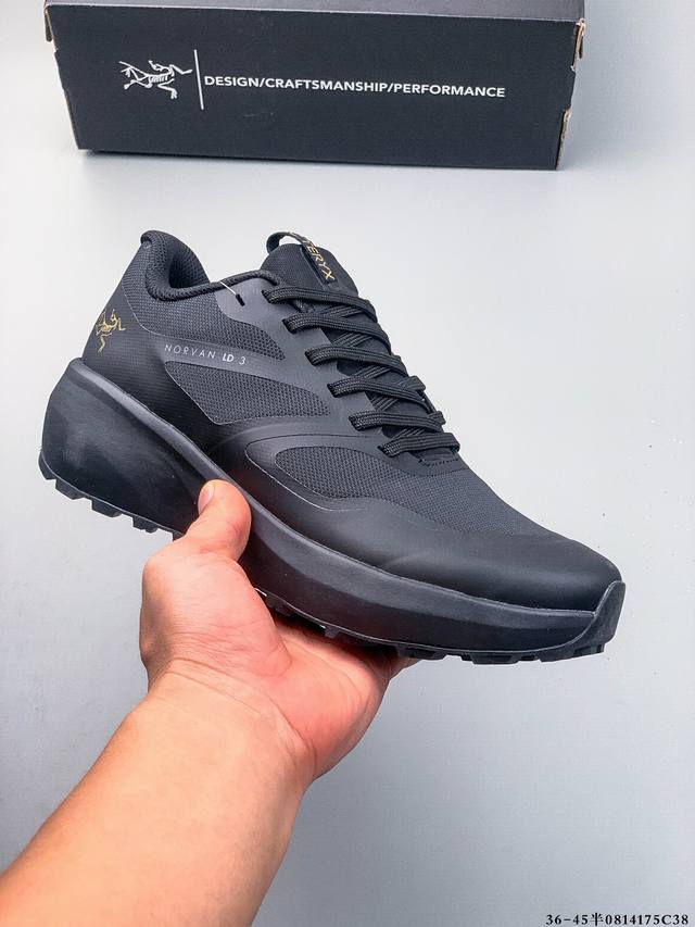 公司级！始祖鸟Arcteryx Norvana Ld 3 Gtx M 防水攀登徒步鞋 攀爬多功能运动鞋 0814175C38