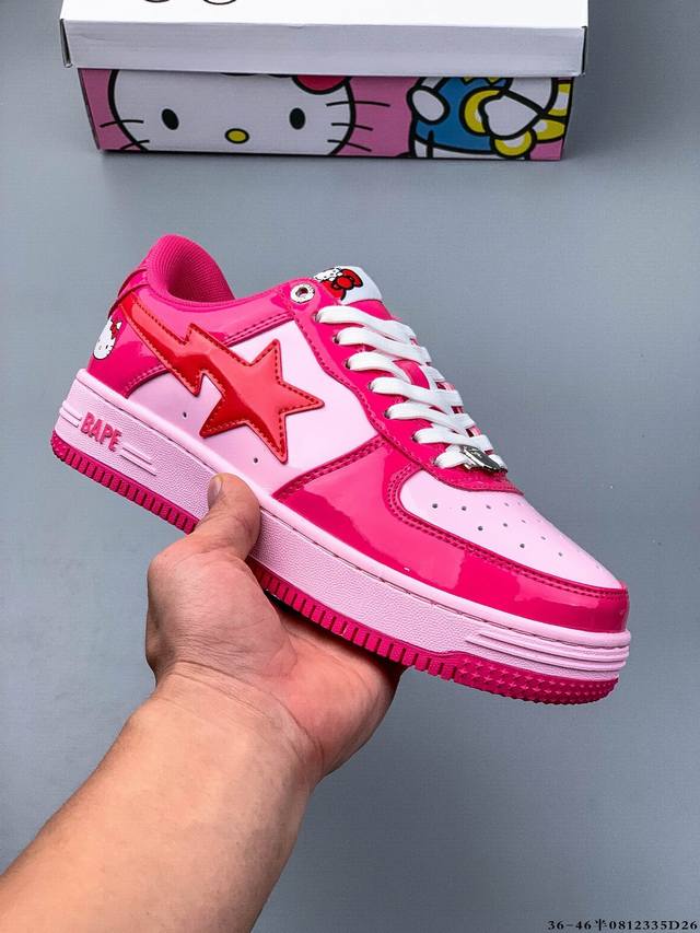 空军 Bape 潮流教父Nigo品牌 王源同款 Bape Sta “Tokyo”经典百搭休闲运动板鞋 经典猿人头设计 纯正版型 海玻璃鞋垫 内置全掌气垫 全套顶