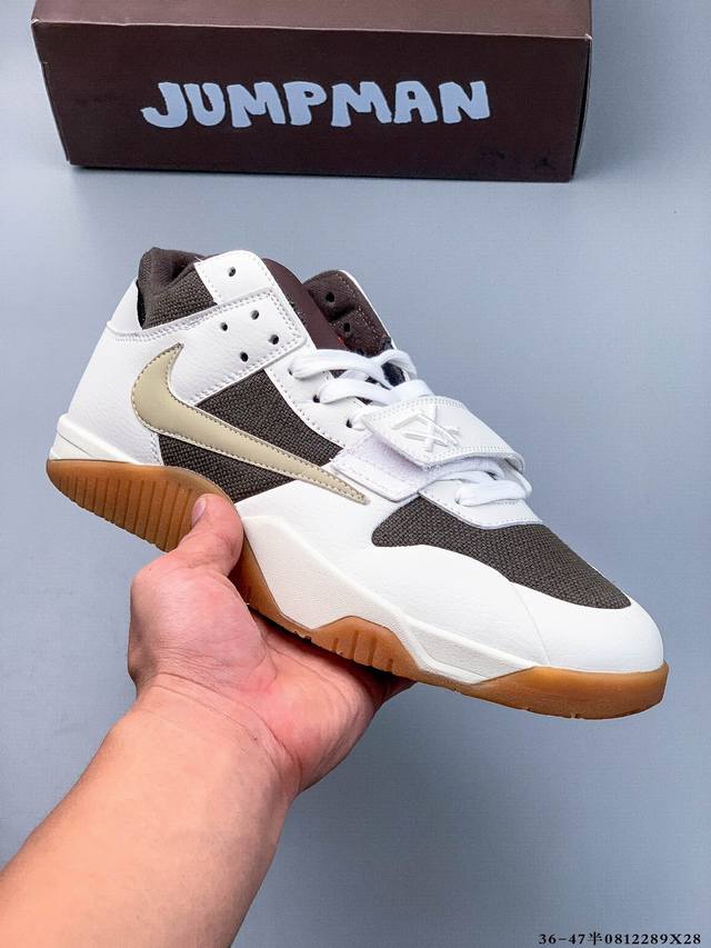 Travis Scott X Jordan Cut The Check 联名倒钩休闲板鞋！原楦原纸板开发 原盒原配 超高清洁度 新鞋型！ 0812289X28