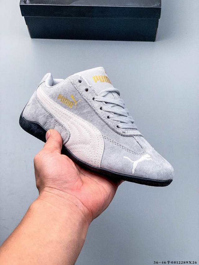 Puma Speedcat The Open Yy彪马 防滑耐磨时尚运动休闲鞋 支持侧踏时的踏步工作 即使在健身房等使用环境中也能确保透气性 像吸盘一样的设计是