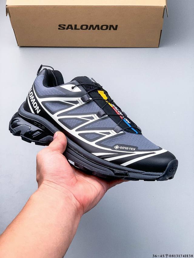 Salomon Xa Pro Xt-6 Expanse 萨洛蒙户外越野跑鞋 鞋面采用Sensifit贴合技术 全方位贴合包裹脚型 鞋跟部鞋底牵引设计 提供强大的