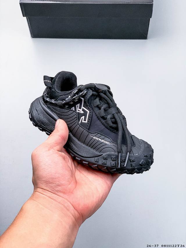 新品童鞋 Kolon Sport 可隆 Movealpha 防滑 防水 圆头 户外鞋 儿童徒步户外运动鞋 露营 稳定徒步越野鞋。Kolon Sport 可隆户外