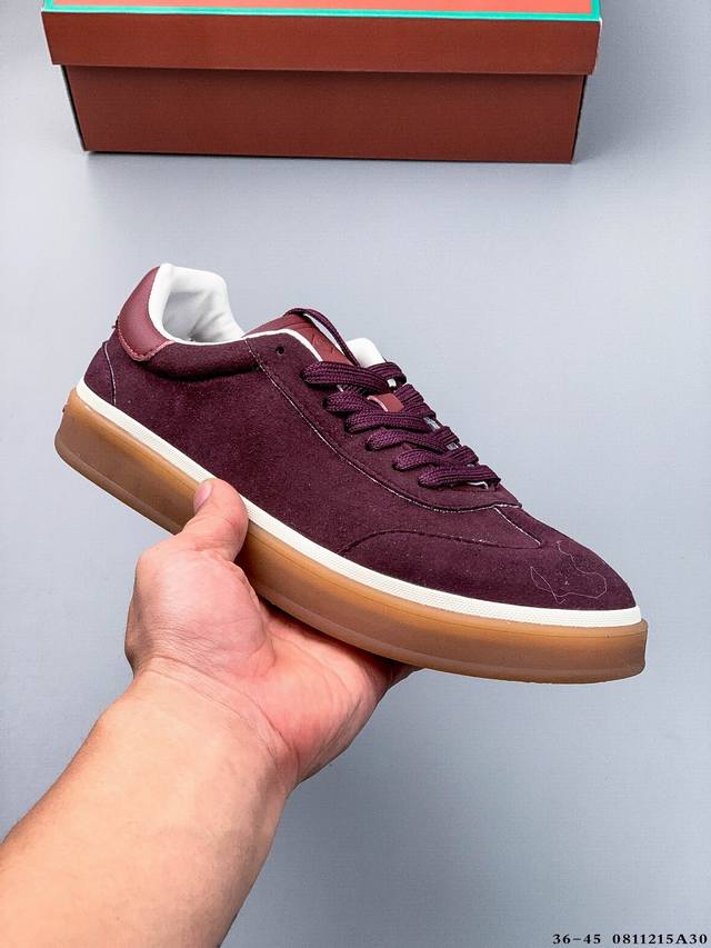 意大利 Loro Piana 诺悠翩雅Tennis Walk系列 Lp情侣款德训鞋 鞋面：特制布环保牛绒 内里：牛皮里牛皮鞋垫 鞋底：原版开模Tpr超轻便大底