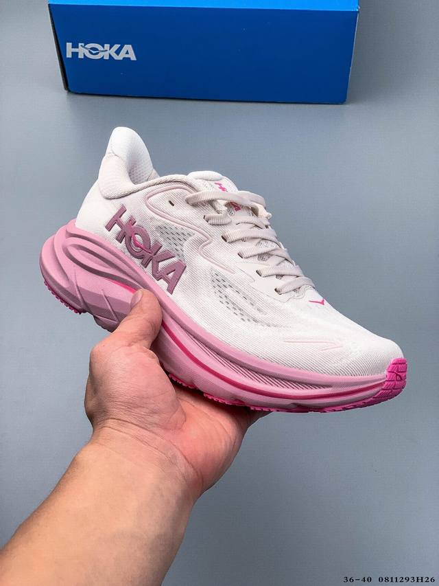 公司级！新款 Hoka One One Clifton 10 克利夫顿10代 休闲跑步鞋轻量缓震运动鞋 0811293H26