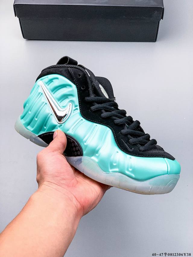 公司级！Nike 耐克 Air Foamposite Pro 哈达威喷泡 双层Zoom植入 中底完美注胶篮球鞋 081 6Y38