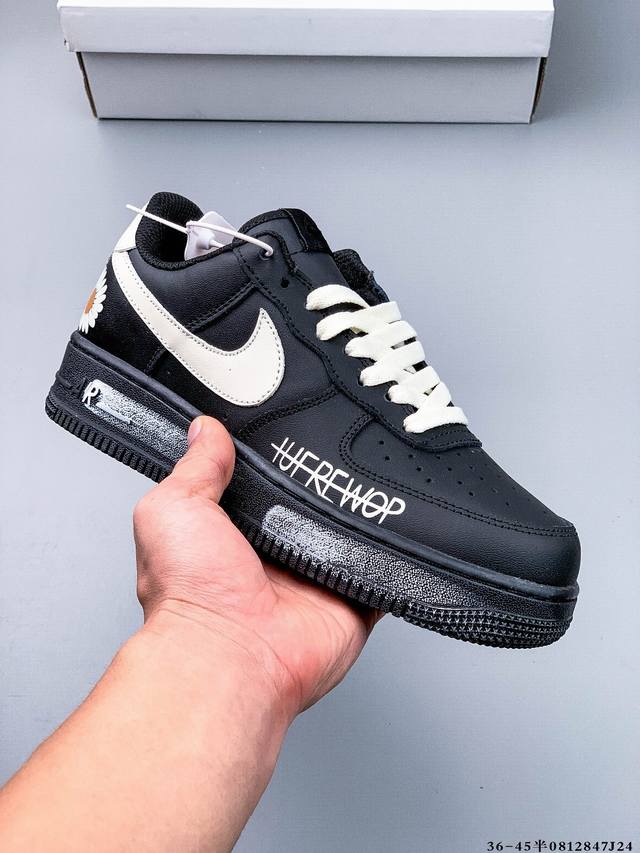 二层真标！耐克Nike Air Force 1 Low 空军一号低帮经典百搭休闲板鞋 0812847J24