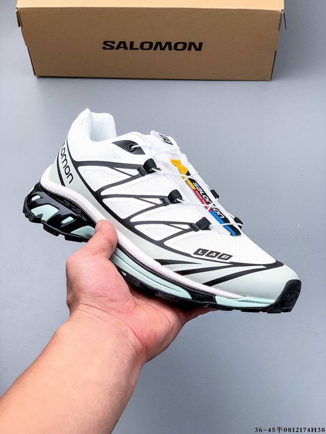 Salomon Xa Pro Xt-6 Expanse 萨洛蒙户外越野跑鞋 鞋面采用Sensifit贴合技术 全方位贴合包裹脚型 鞋跟部鞋底牵引设计 提供强大的